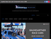 Tablet Screenshot of baumgartnerracecars.com